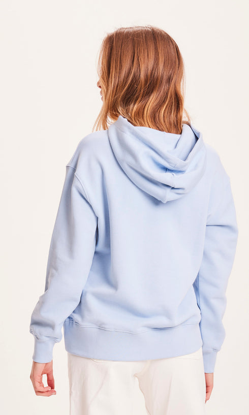 Knowledge Cotton Apparel Basic hoodie sweat - Chambray Blue